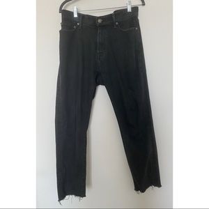 Abercrombie&Fitch men’s ankle black jeans